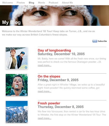 Apple iWeb 06